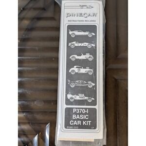 Pinecar P370 1 Basic Car Kit 1995 OCO Instructions Included
